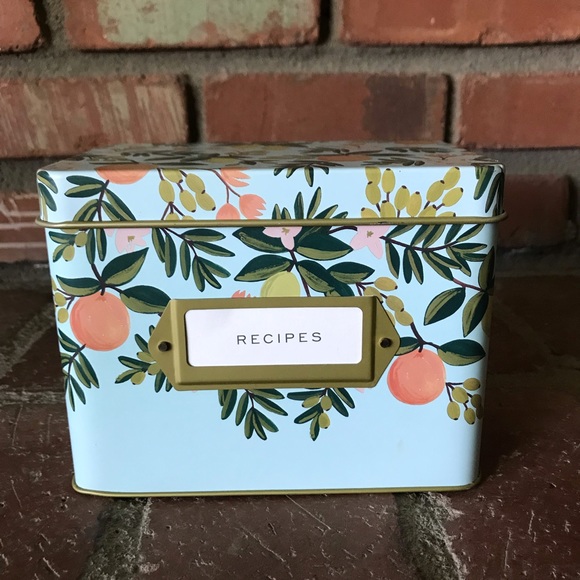 Paper Rifle Co. Other - Paper Rifle Co. Citrus Recipe Tin Box w/ Dividers